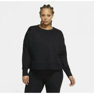 2X PLUS SIZE WOMEN'S NIKE SWEATSHIRT DC5465-010 JACKET SWEATER CREWNECK